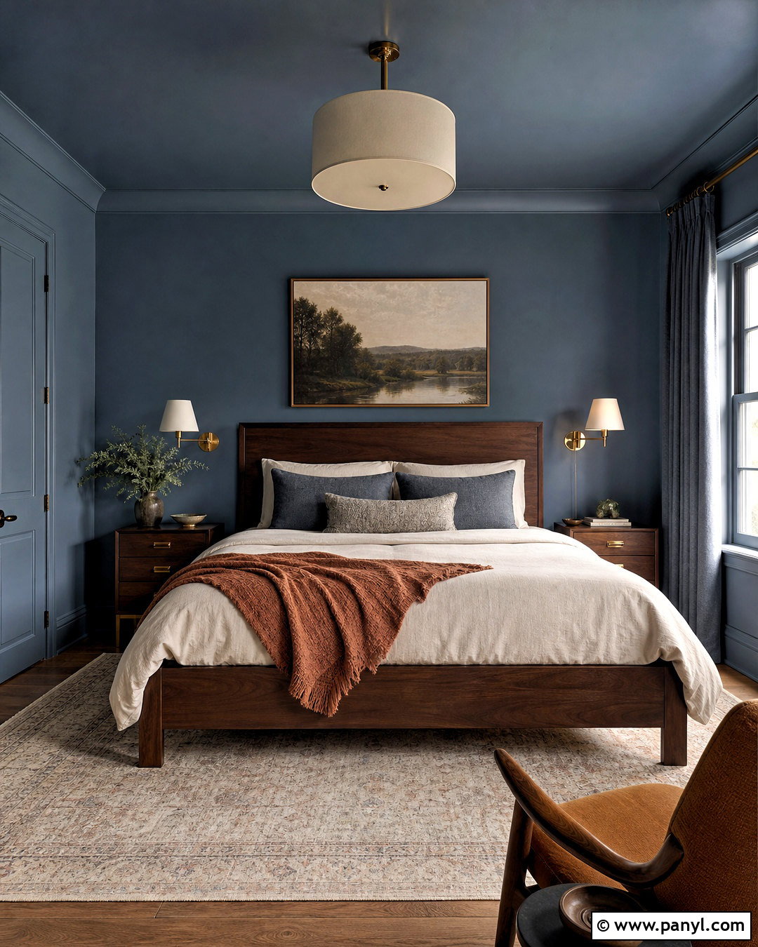 Color Drenched Bedroom - 20 room decor bedroom ideas