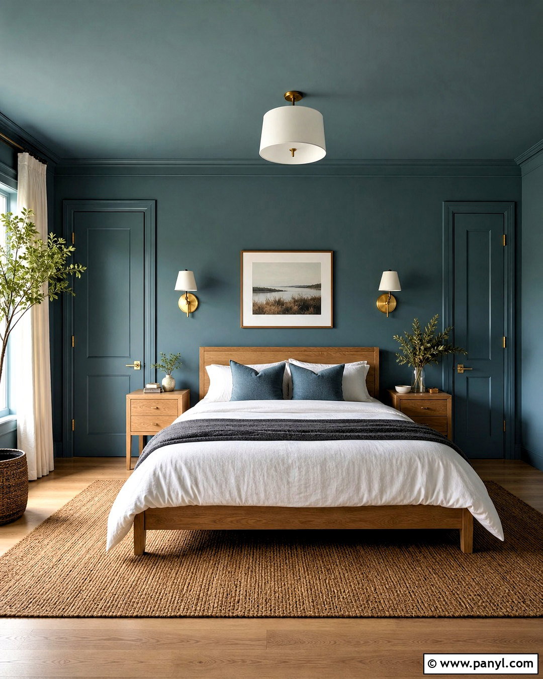 Color Drenched Bedroom Walls - 20 home wall painting ideas