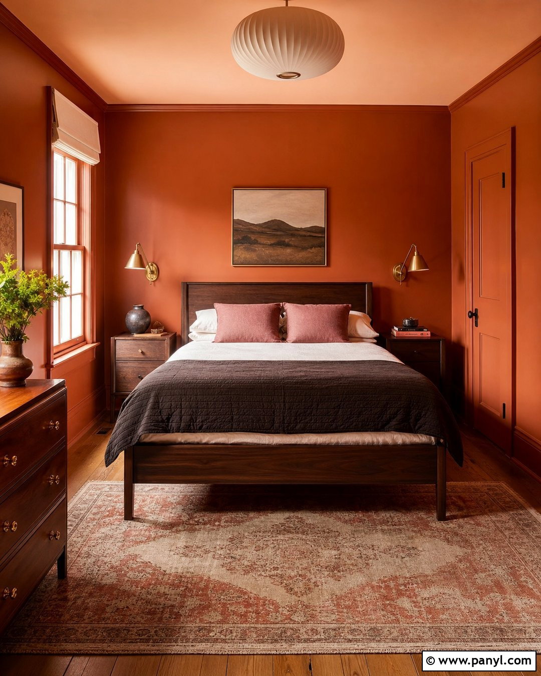 35 Burnt Orange Walls That Bring Warmth to Modern Rooms