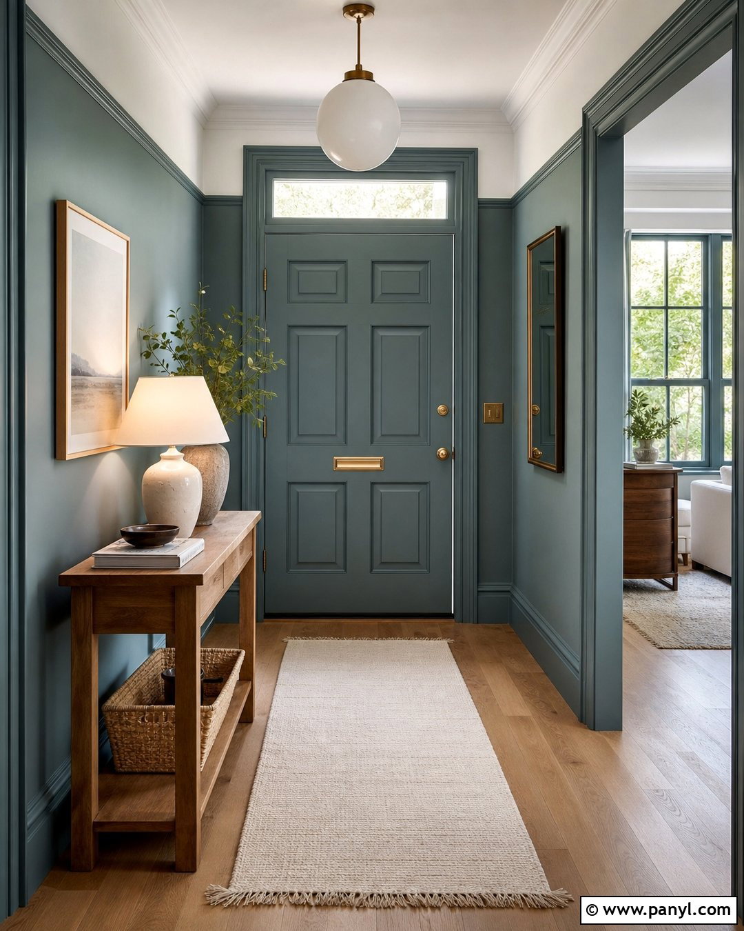 Color Drenched Inside Front Door - 25 Inside Of Front Door Painted Ideas