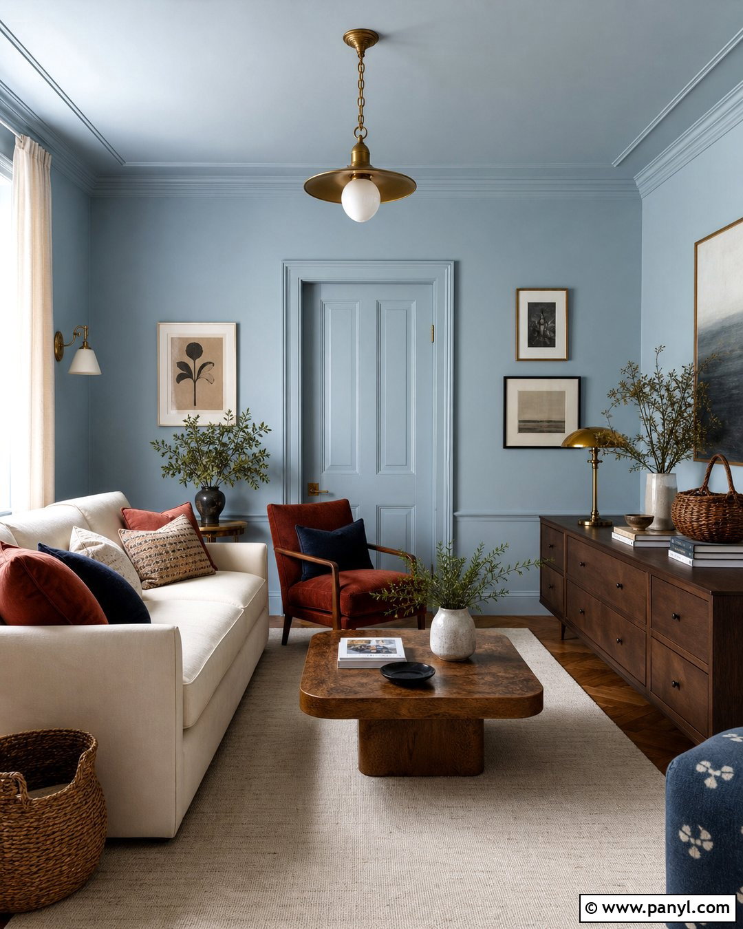 Color Drenched Light Blue Walls - 50 light blue walls