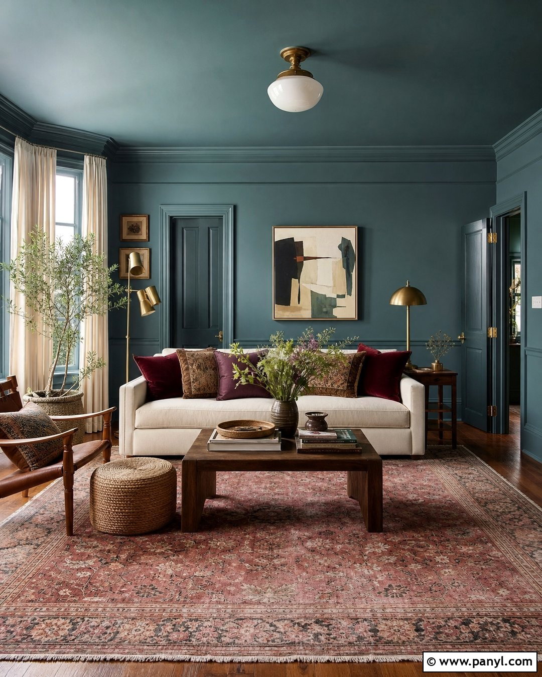 Color Drenched Living Room Walls - 30 Paint Ideas For Walls Living Room Ideas