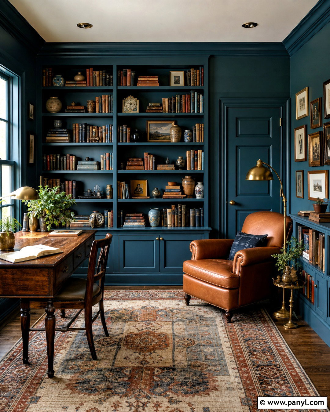 Color Drenched Painted Wall - 20 painted wall design ideas