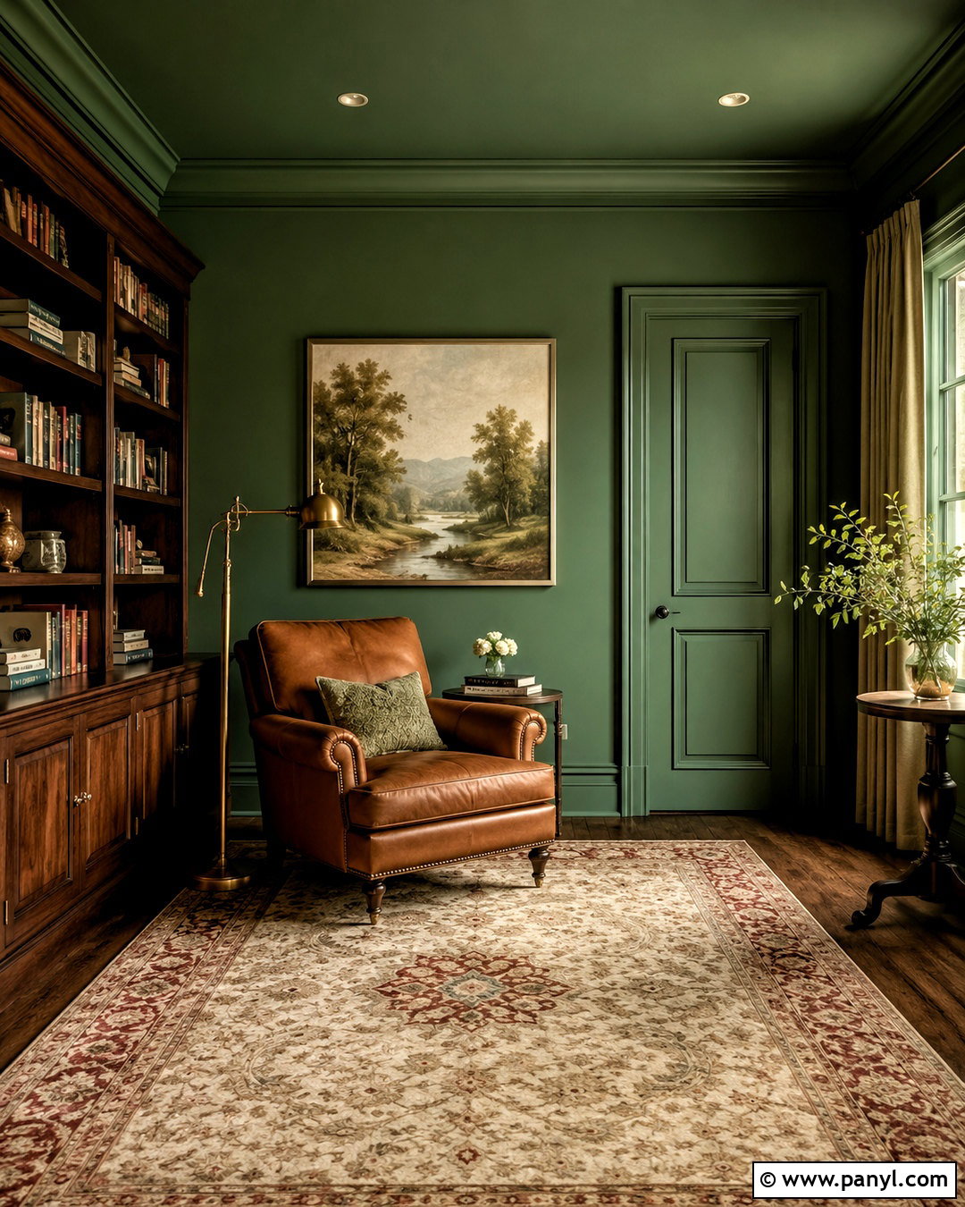 Color Drenched Room - 20 interior wall painting designs