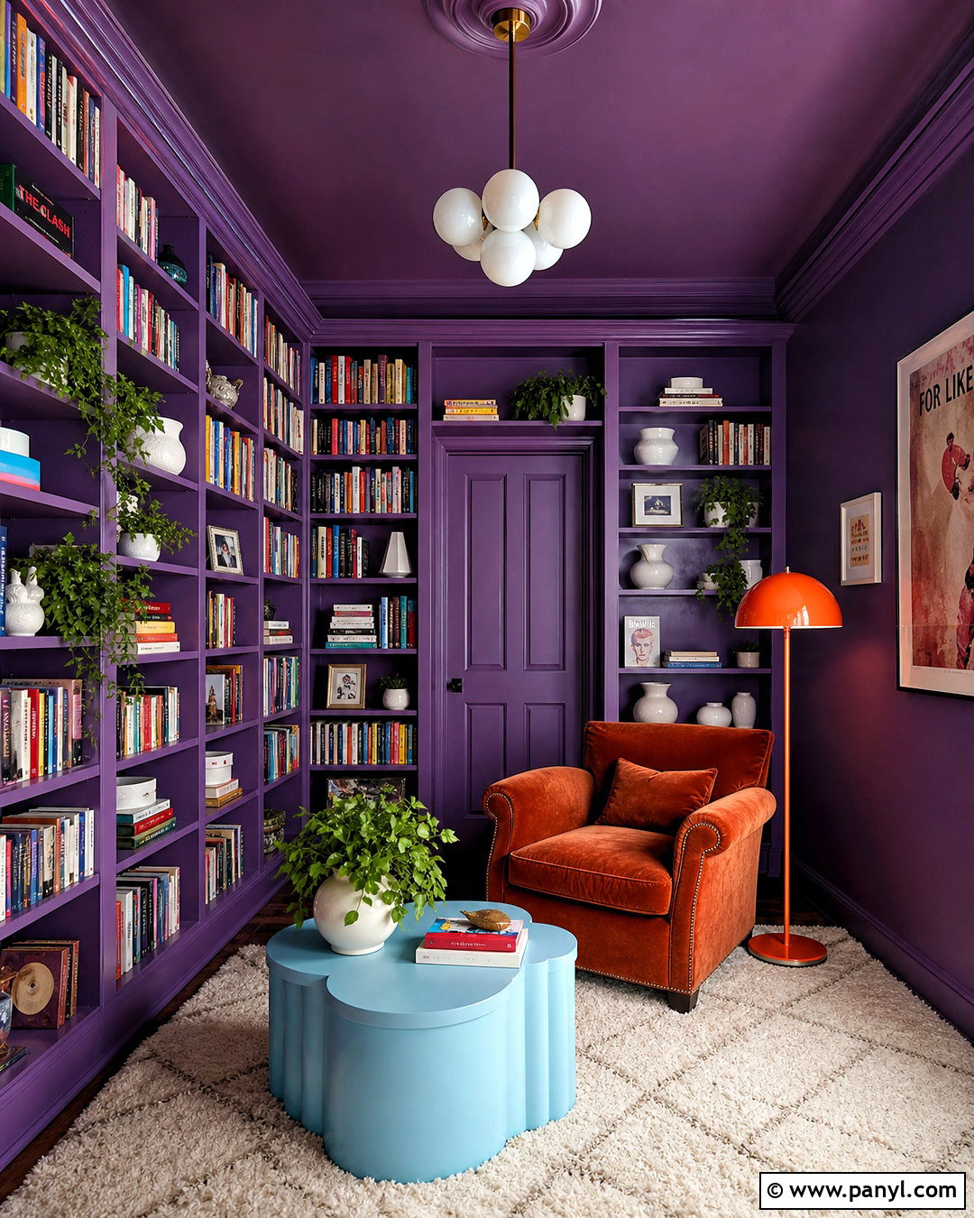 Color-Drenched Wall Paint - 20 funky wall paint ideas