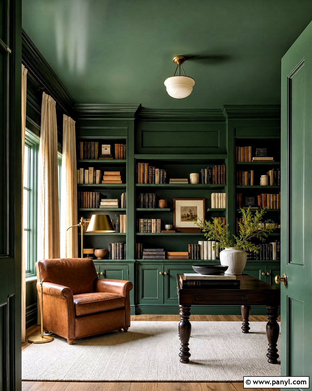 Color Drenched Wall Paint Design - 20 unique wall paint designs