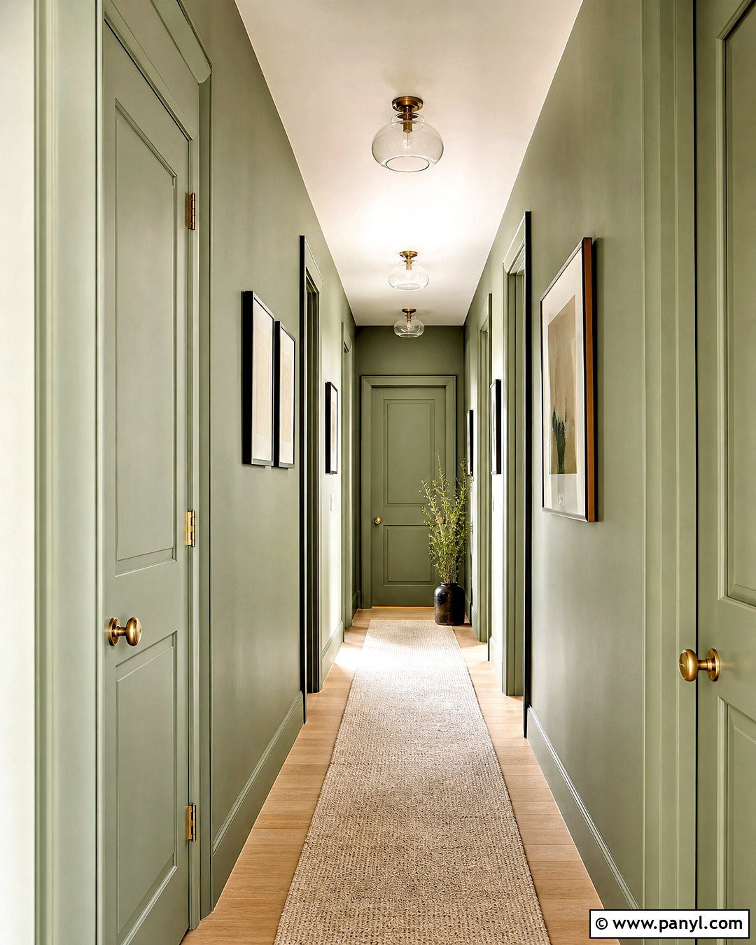 Color-Matched Hallway Doors - 20 hallway door colors