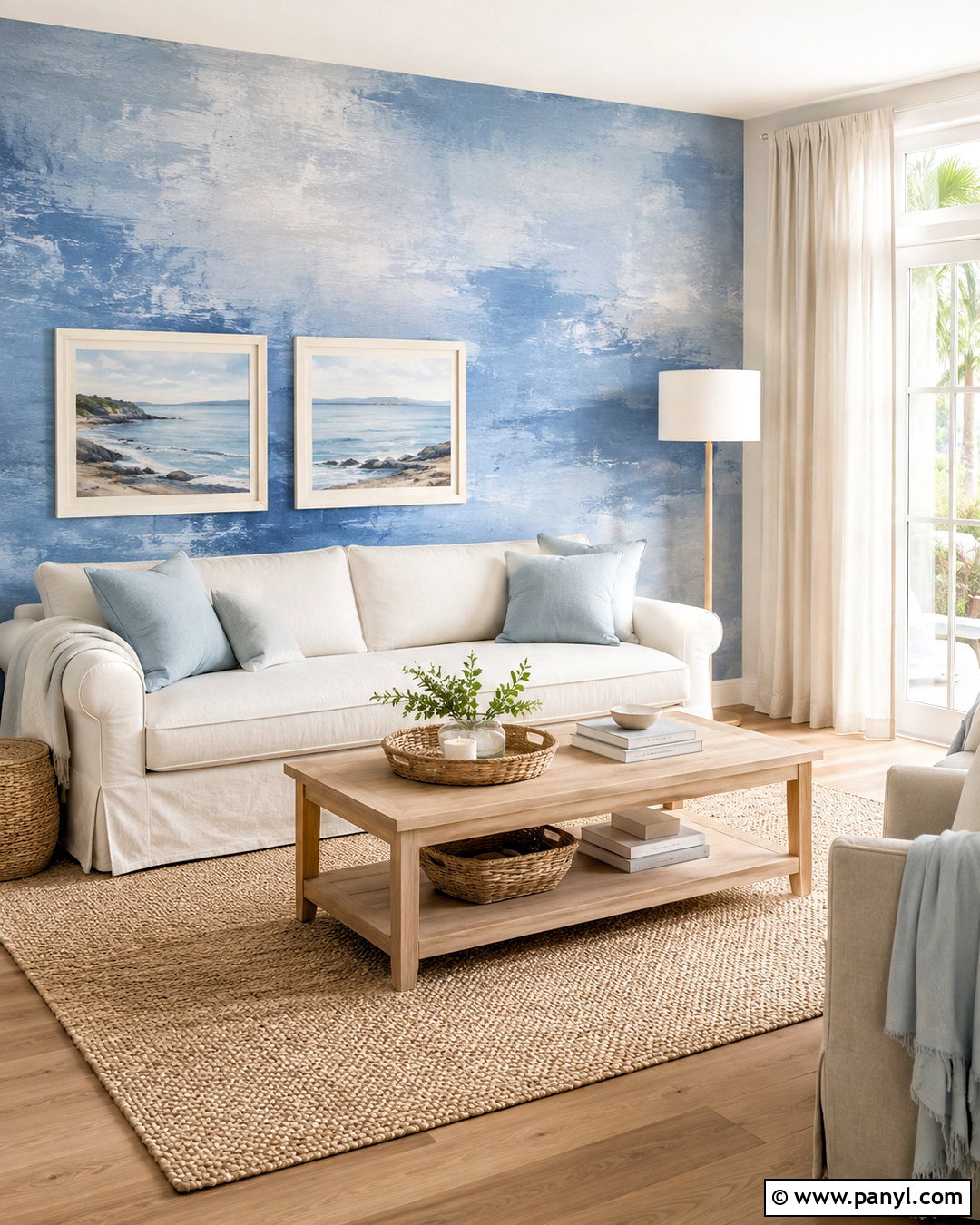 Color Washed Accent Wall - 20 diy accent wall ideas