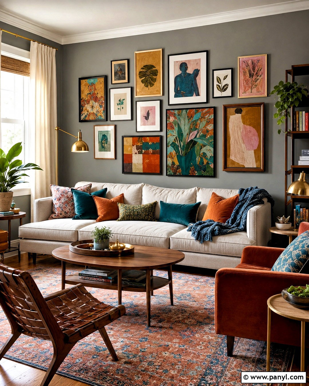 Colorful Art With Gray Walls - 20 What Goes With Gray Walls