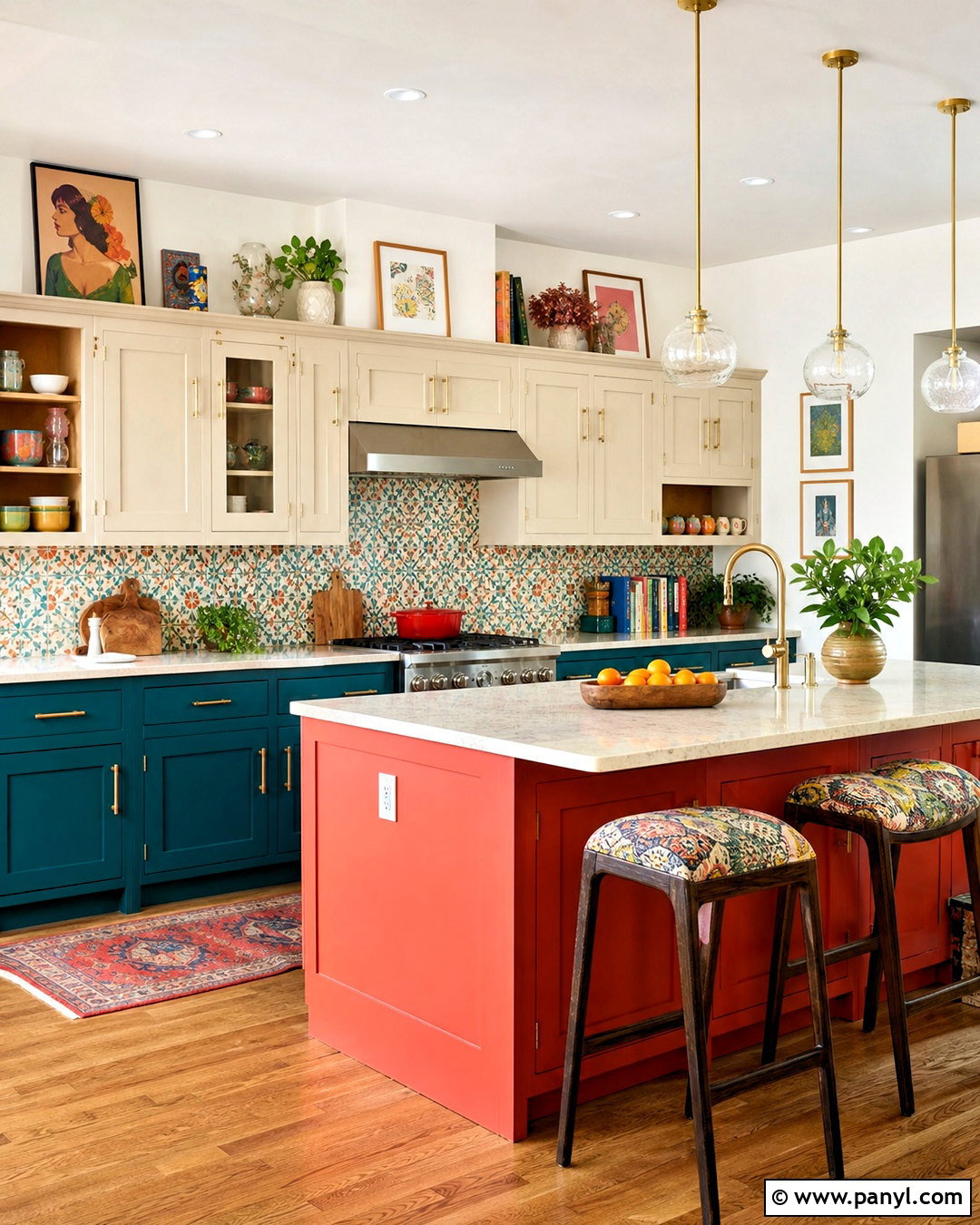 Colorful Eclectic Kitchen - 20 kitchen aesthetic ideas