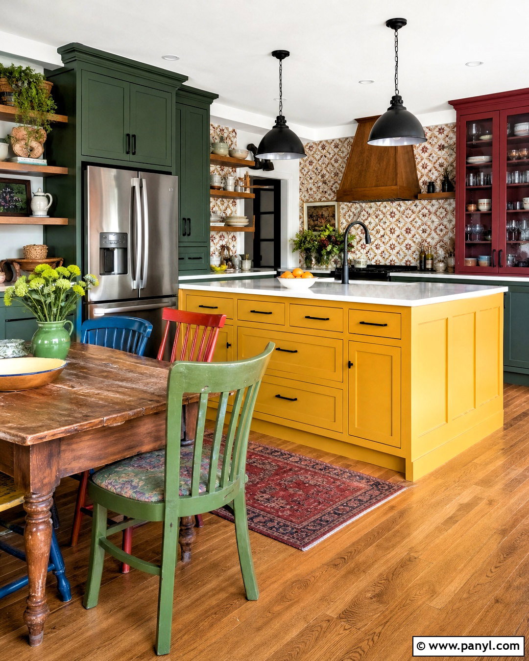Colorful Eclectic Kitchen - 20 vibrant kitchen ideas
