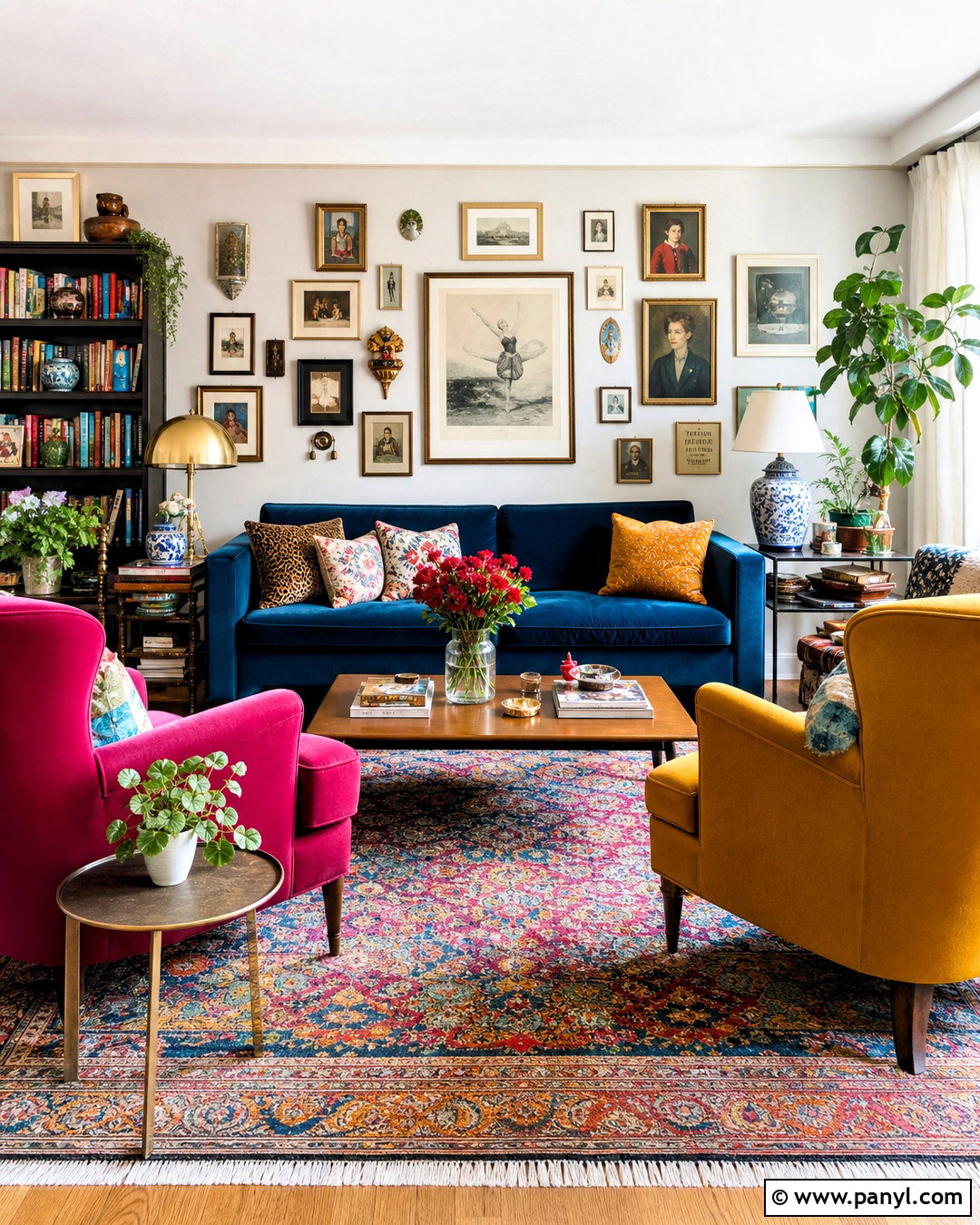 Colorful Eclectic Living Room - 20 living room inspiration ideas