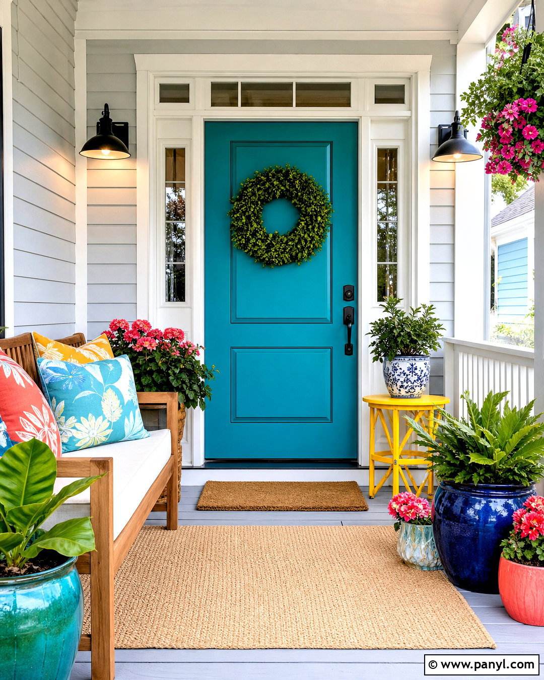 Colorful Front Porch Decor - 20 front porch decorating ideas