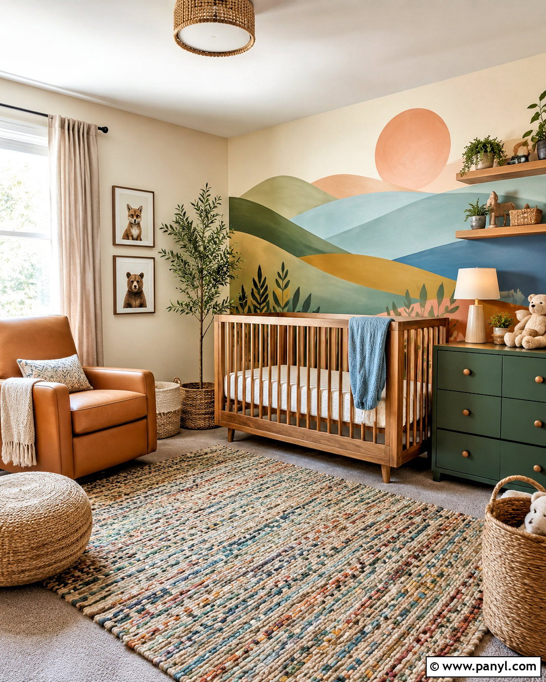 Colorful Gender Neutral Nursery - 20 colorful nursery ideas