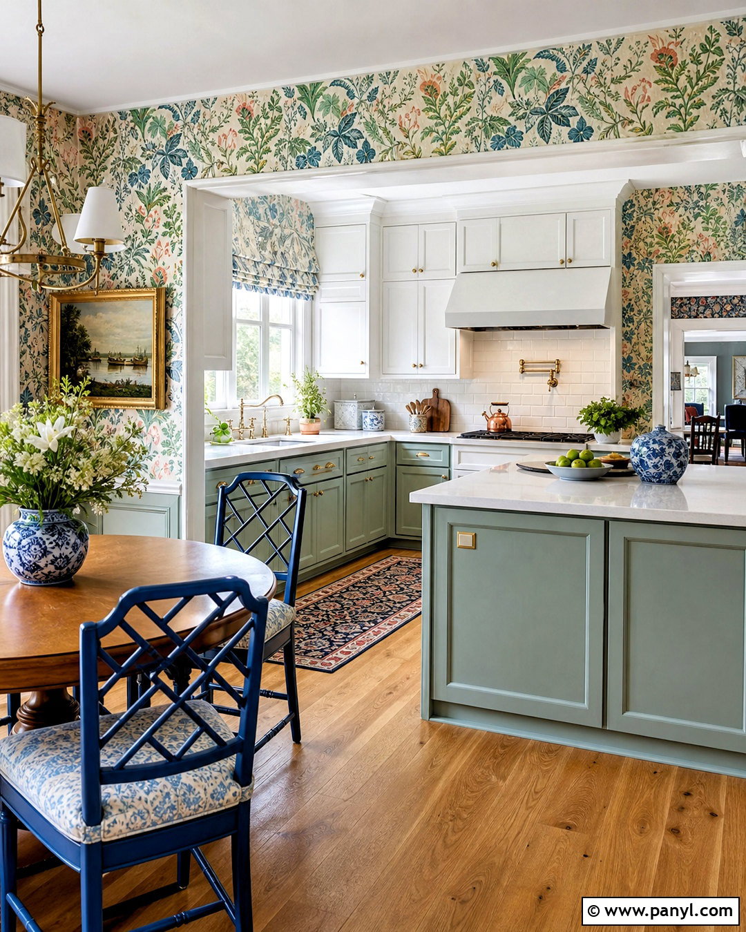 Colorful Kitchen Wallpaper - 20 pop of color kitchen ideas