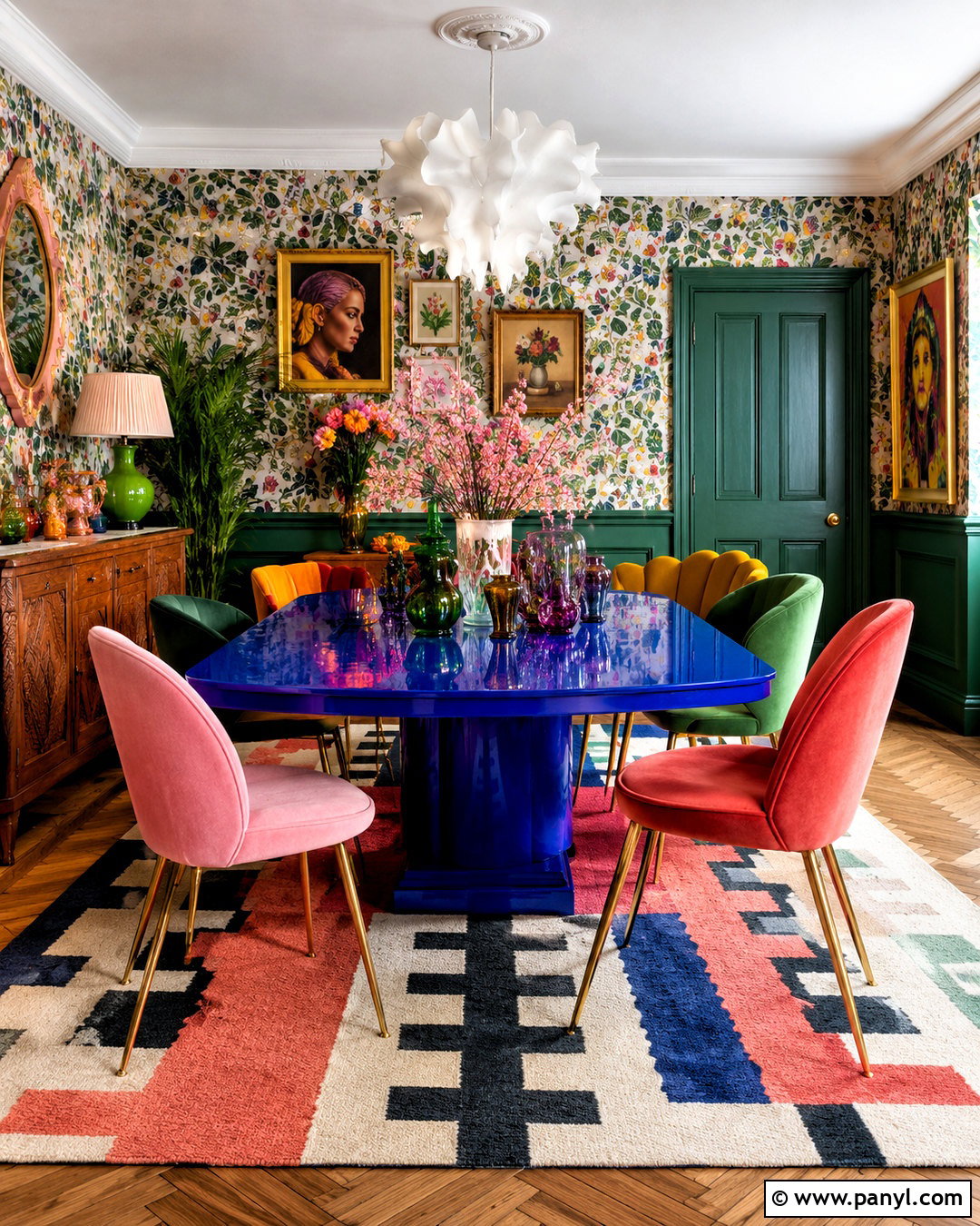 Colorful Maximalist Dining Room - 20 maximalist decor ideas