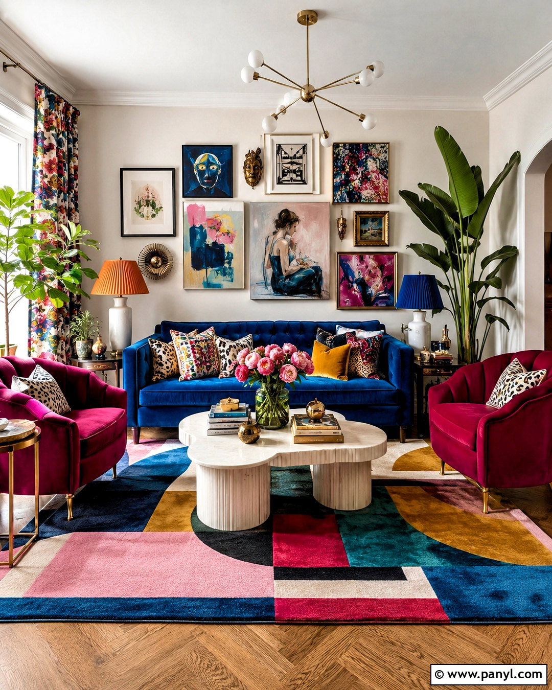 Colorful Maximalist Living Room - 20 maximalist interior living room ideas