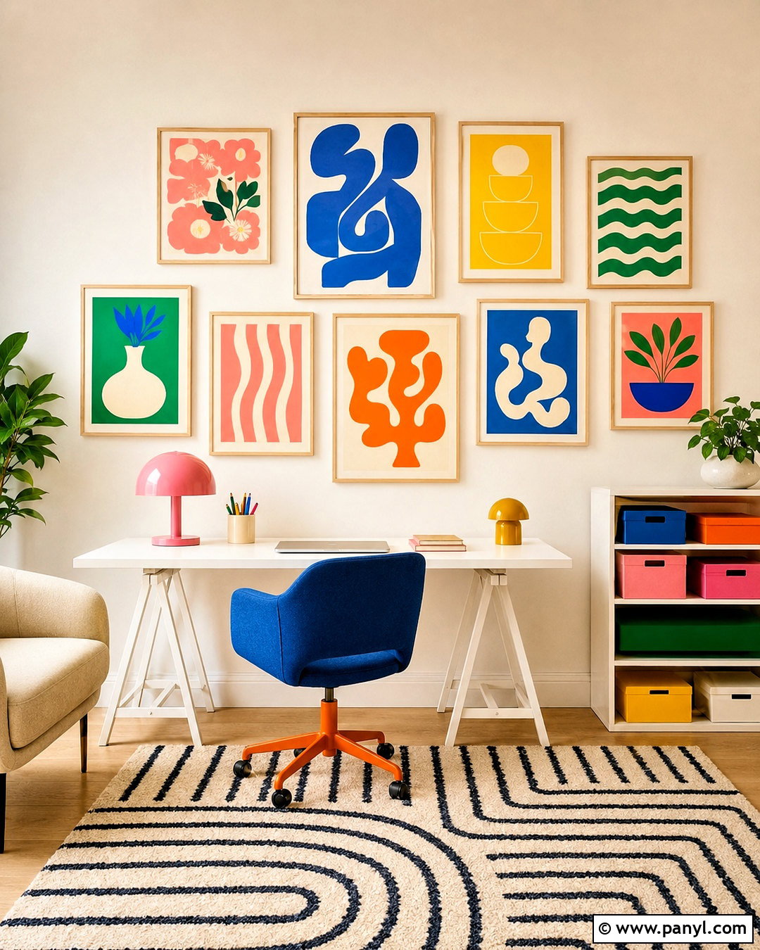 Colorful Poster Wall - 20 poster wall ideas aesthetic ideas