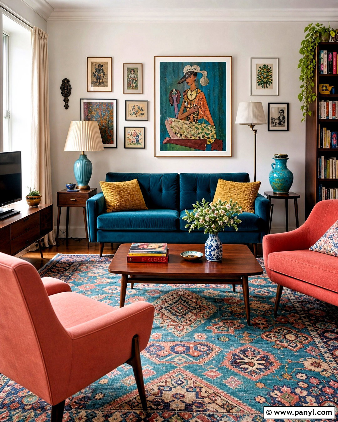 Colorful Sitting Room - 20 sitting room ideas