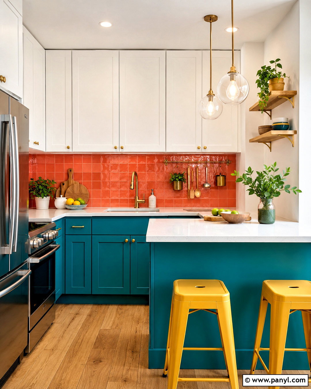 Colorful Small Kitchen - 20 bright kitchen ideas colorful ideas