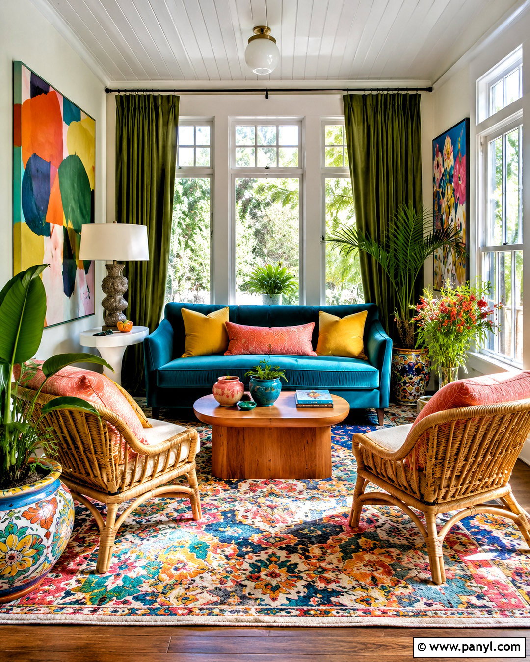 Colorful Sunroom Decor - 20 cozy sunroom decorating ideas