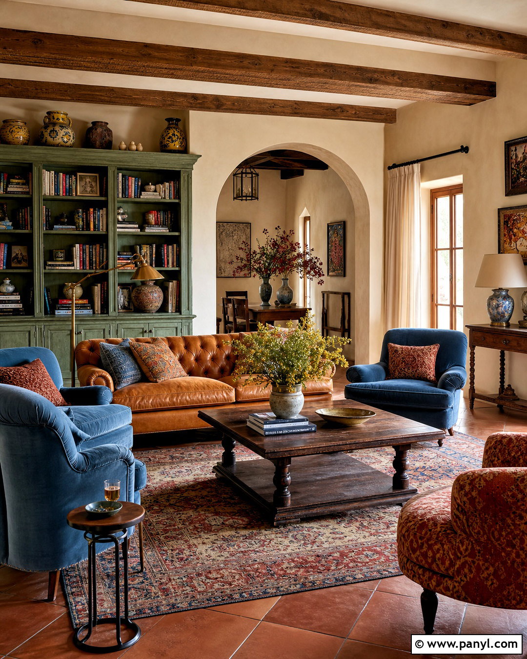 Colorful Tuscan Interior - 20 tuscan style homes interior ideas