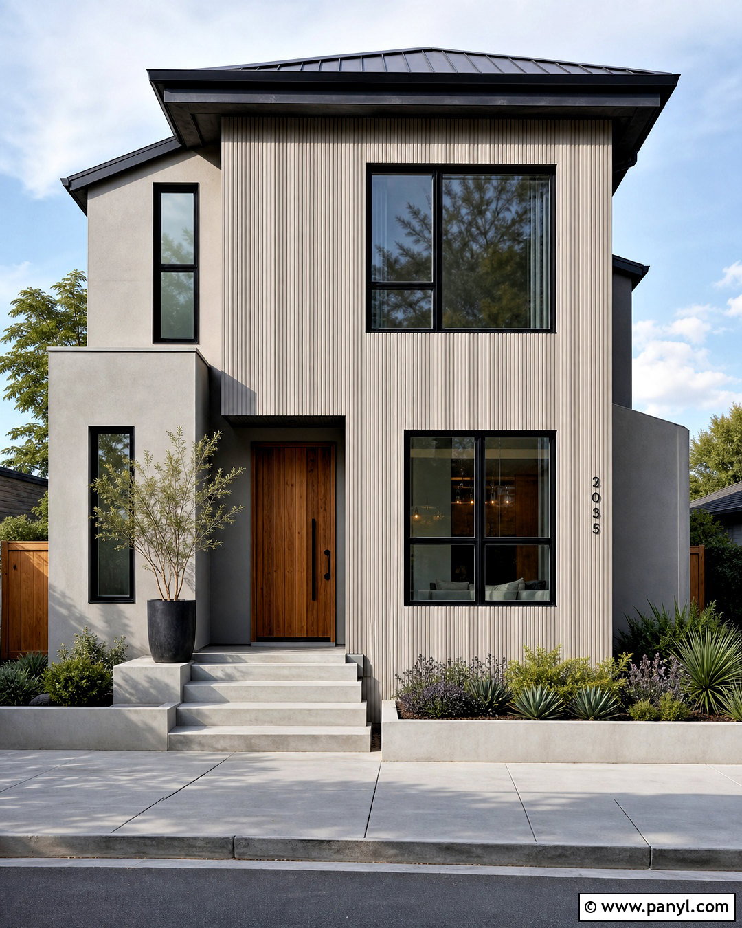 Combed Stucco Exterior Wall - 20 exterior wall texture patterns