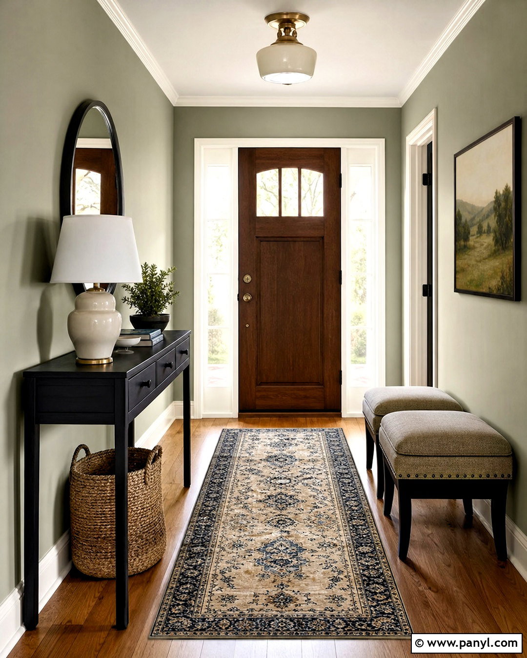 Comfort Gray Entryway With Black Accents - 20 sw comfort gray ideas