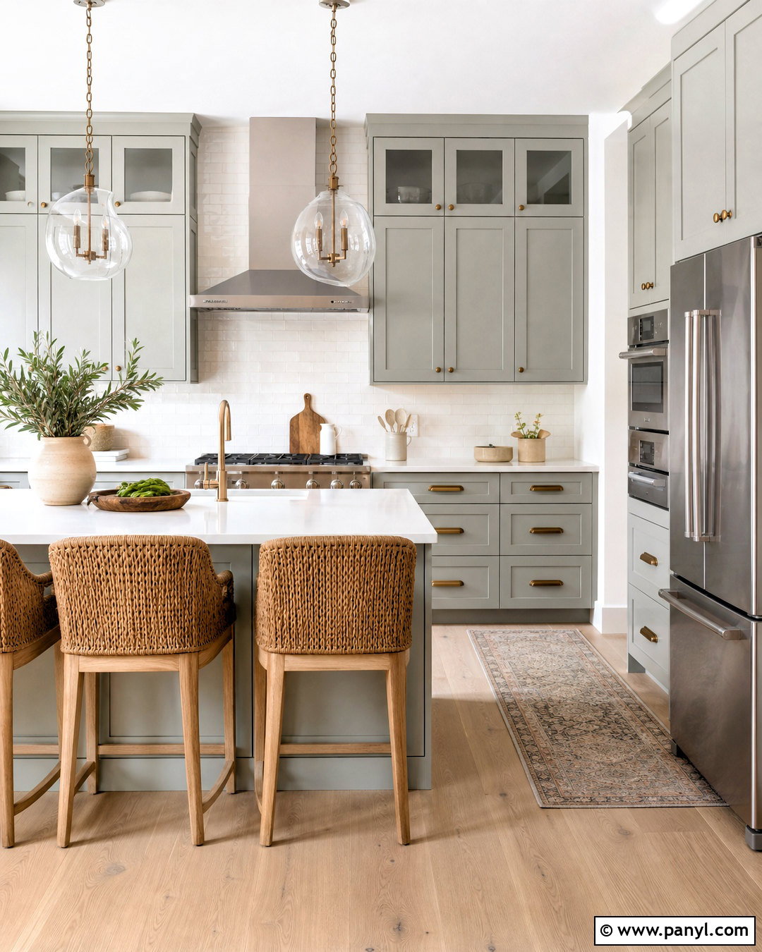 Comfort Gray Kitchen Cabinets With White Countertops - 20 sw comfort gray ideas