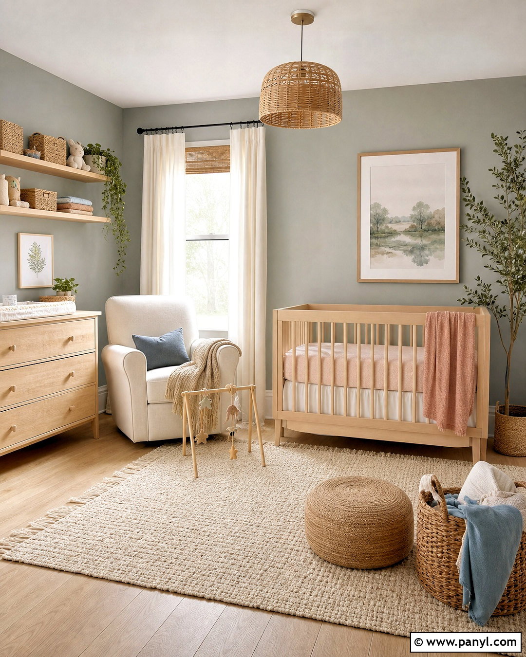 Comfort Gray Nursery With Natural Wood - 20 sw comfort gray ideas