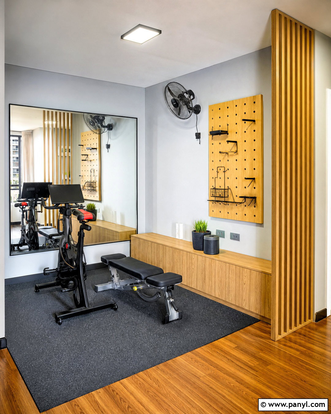 Compact Corner Gym Interior - 20 gym interior design ideas