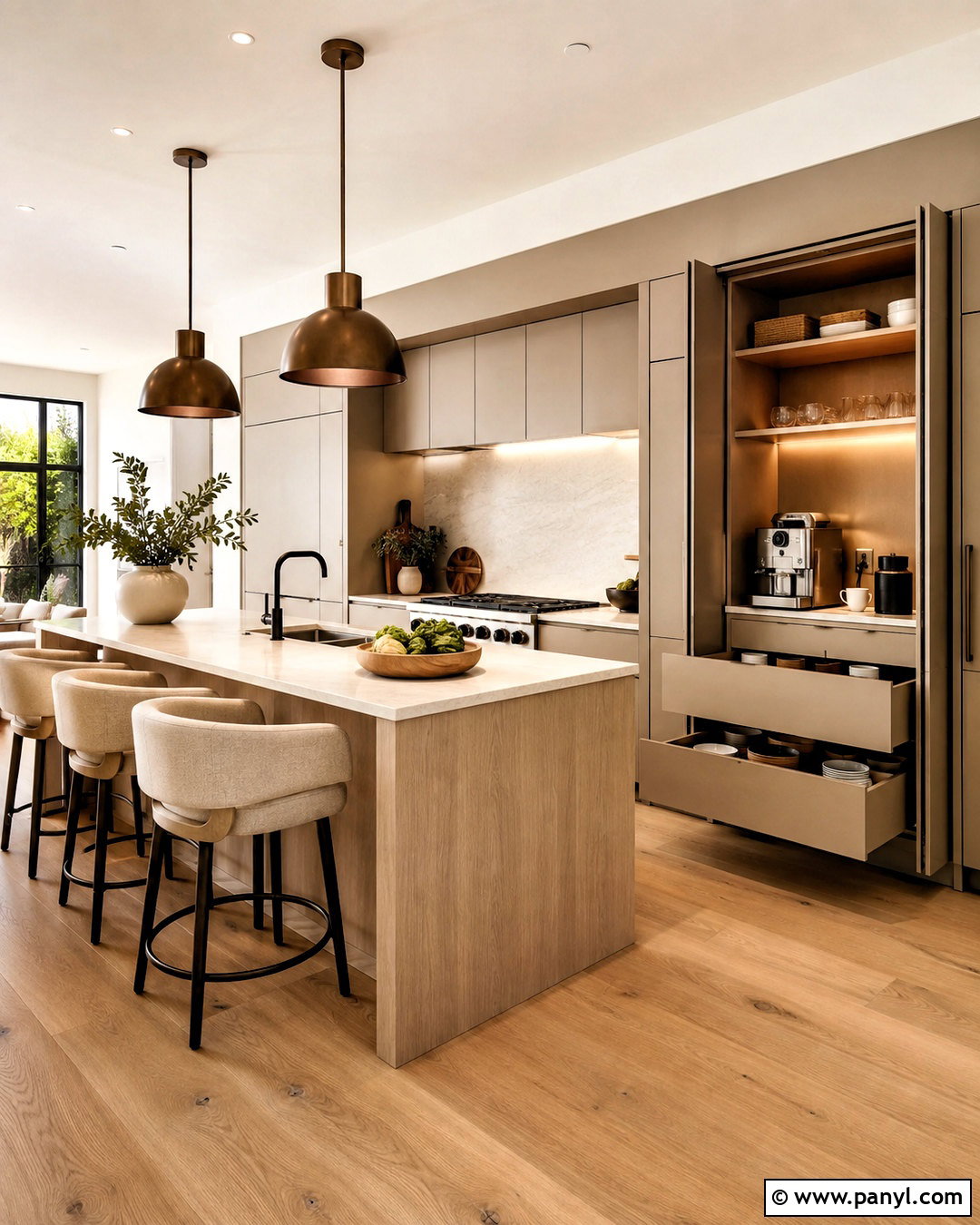 Concealed Storage Modern Kitchen - 20 modern kitchen design ideas
