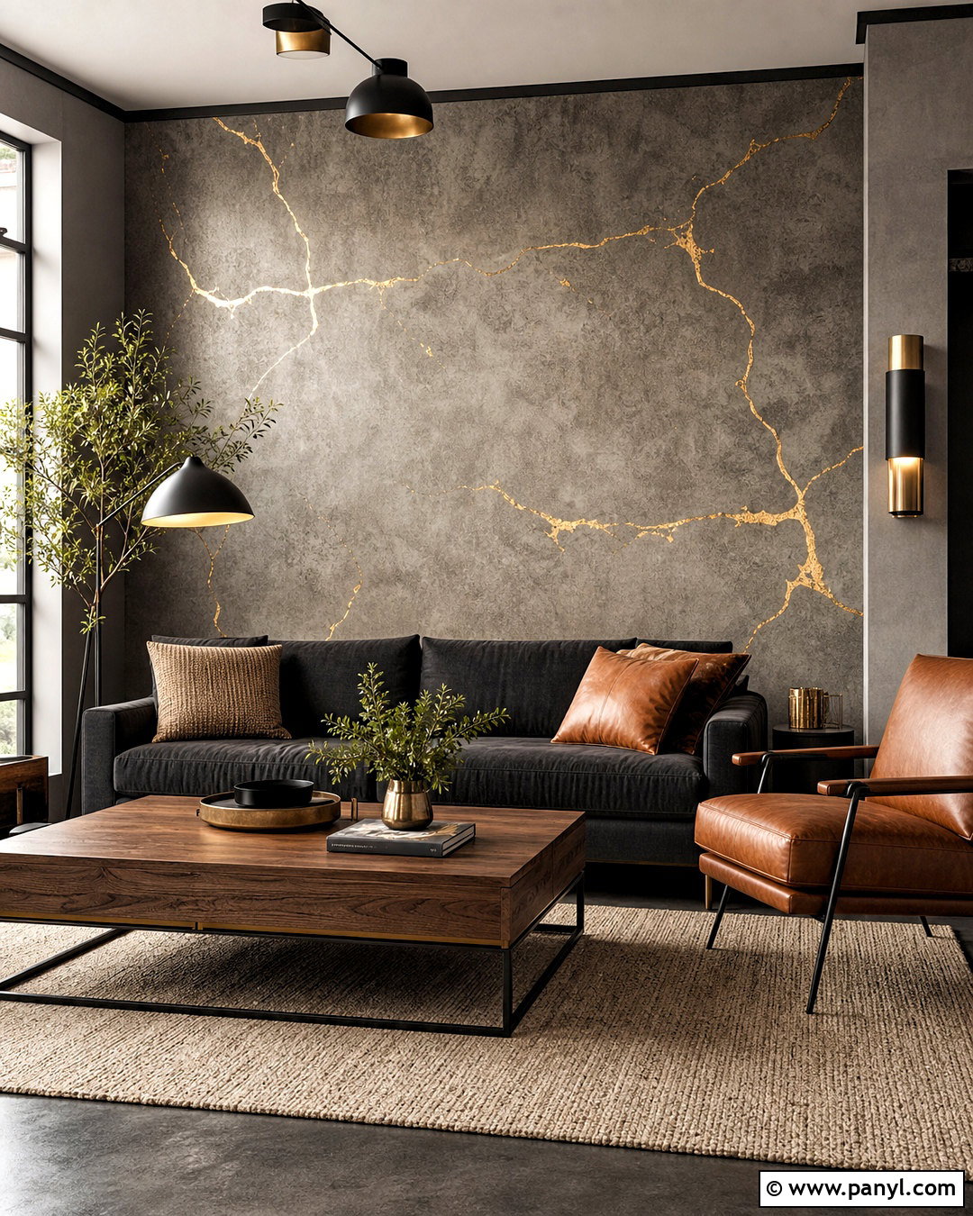 20 Gold Shimmer Wall Ideas for a Soft, Glamorous Room Glow