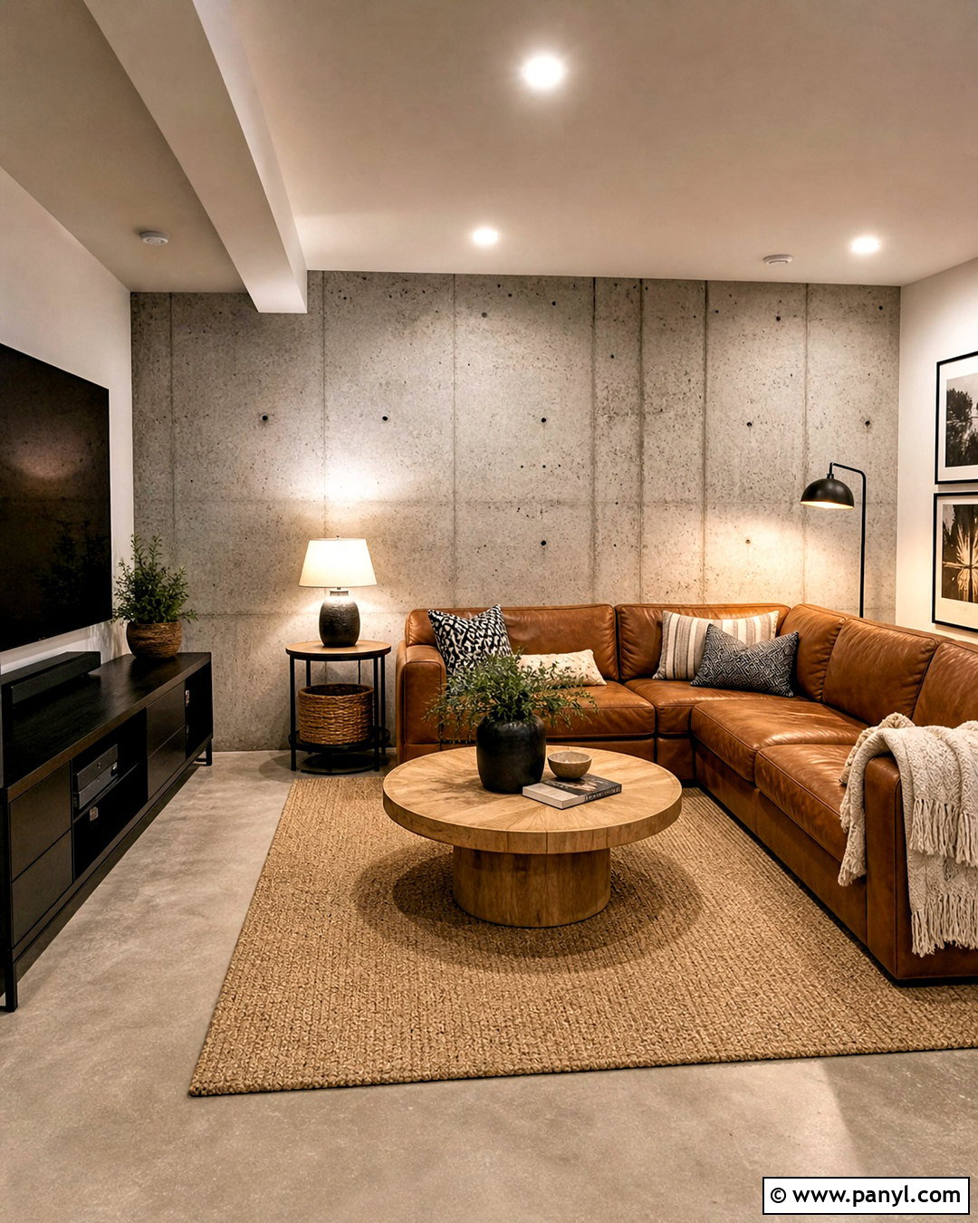 Concrete Basement Wall - 20 adding texture to walls