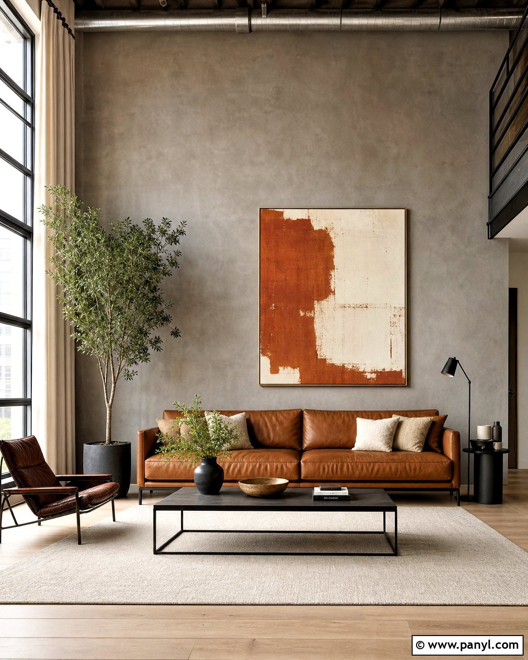Concrete Feature Wall - 20 modern feature wall ideas