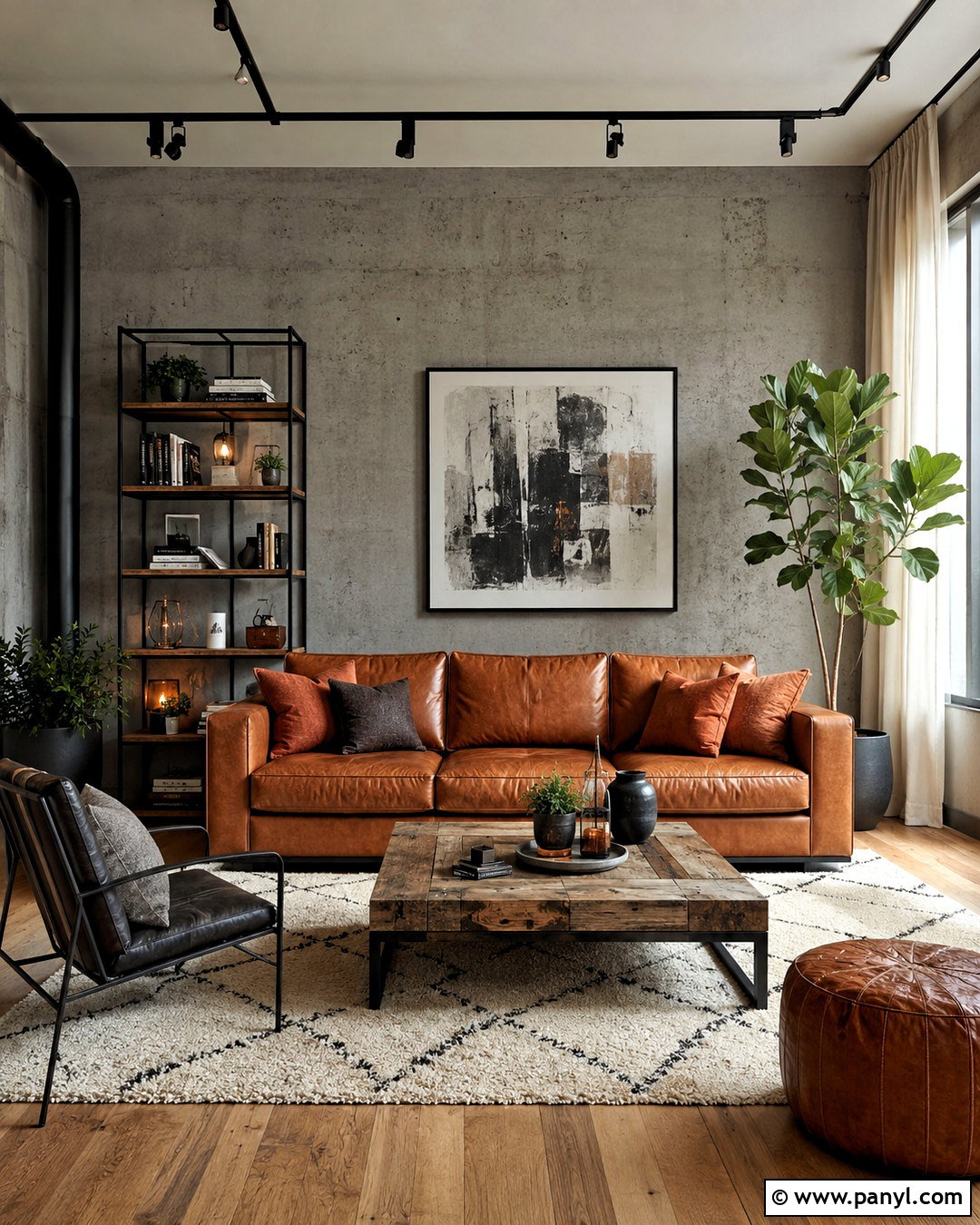 Concrete Grey Walls - 40 Grey Wall Color Ideas