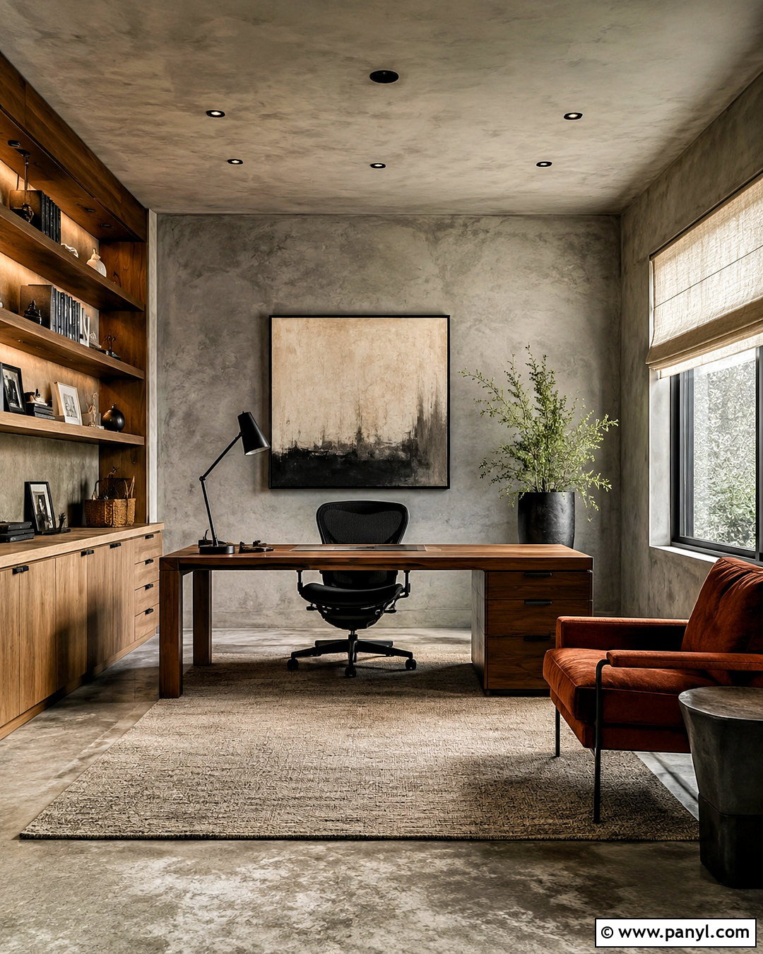 Concrete Patina Home Office - 20 patina texture ideas