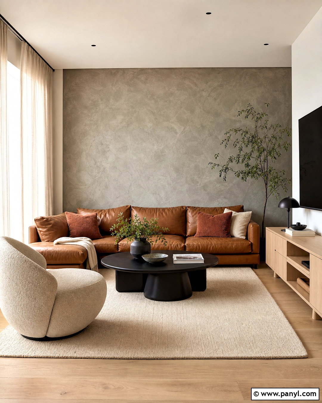 Concrete Plaster Accent Wall - 20 accent wall designs
