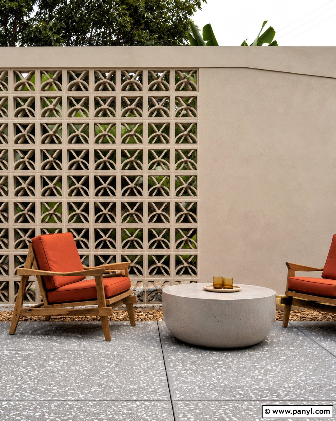 Concrete Screen Block Outside Wall - 20 outside wall ideas