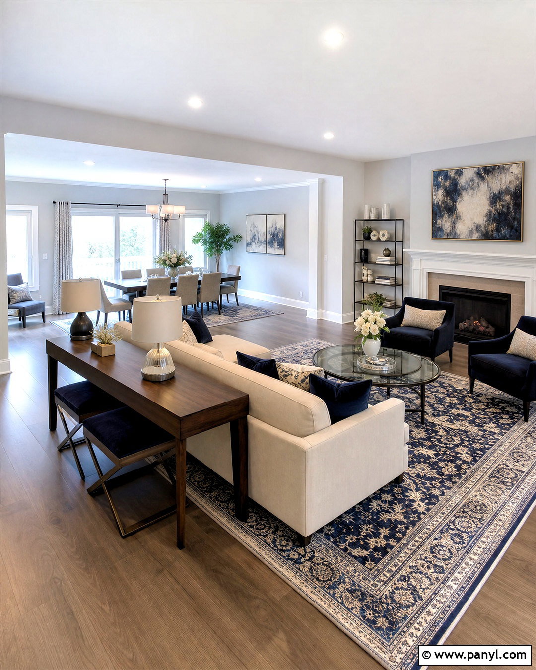 Console Living Room Partition - 20 living room partition ideas