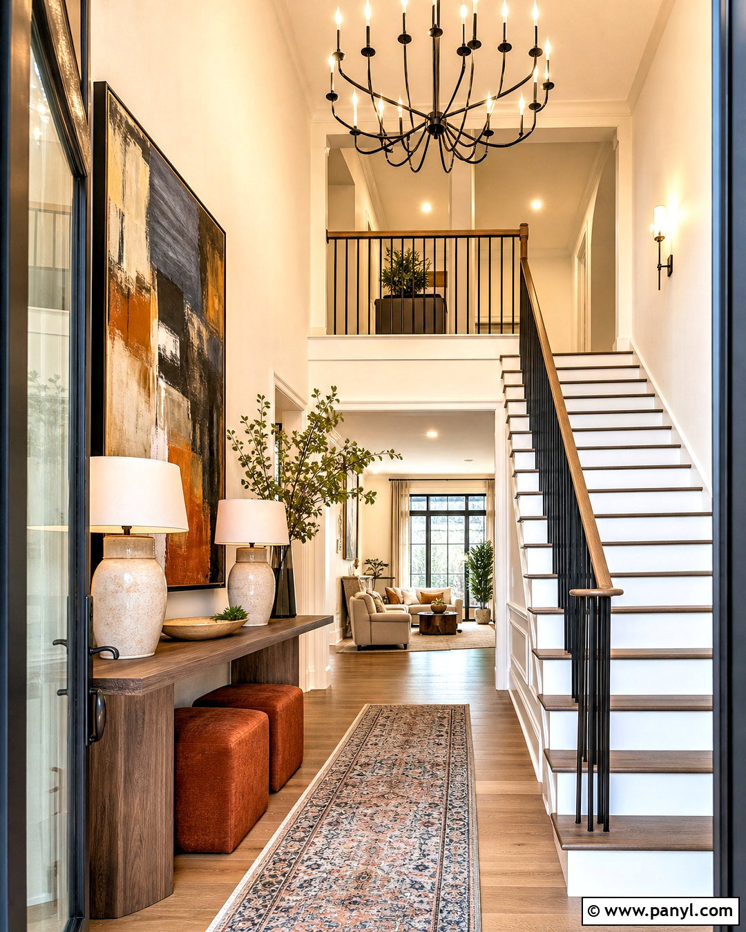 Console Table For Tall Entry Walls - 20 how to decorate tall walls high ceilings