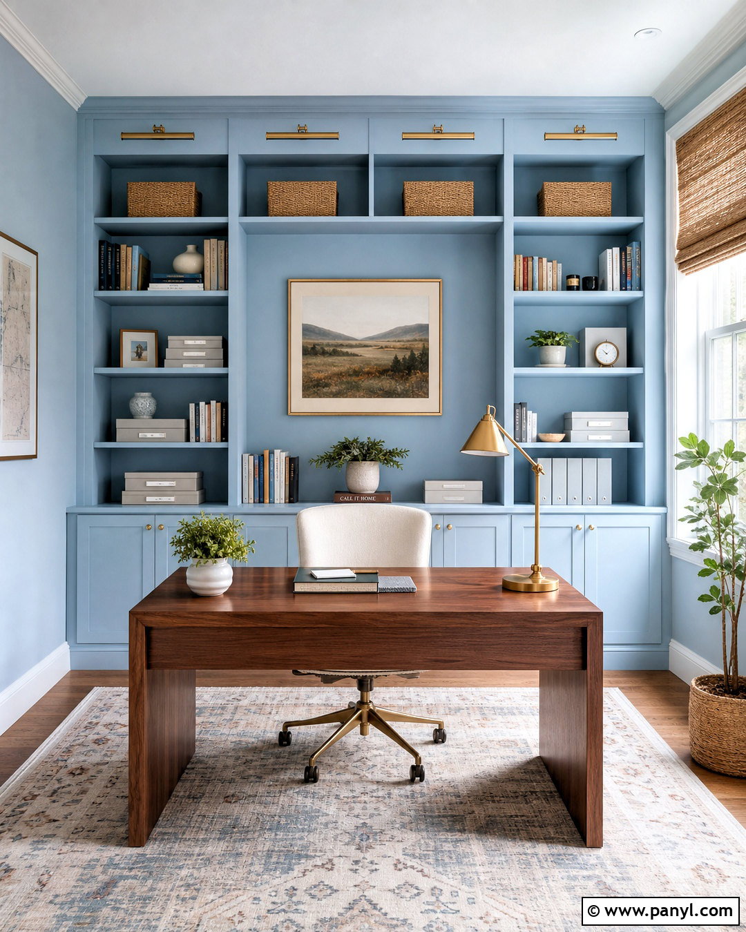 Constellation Baby Blue Home Office - 20 baby blue paint colors