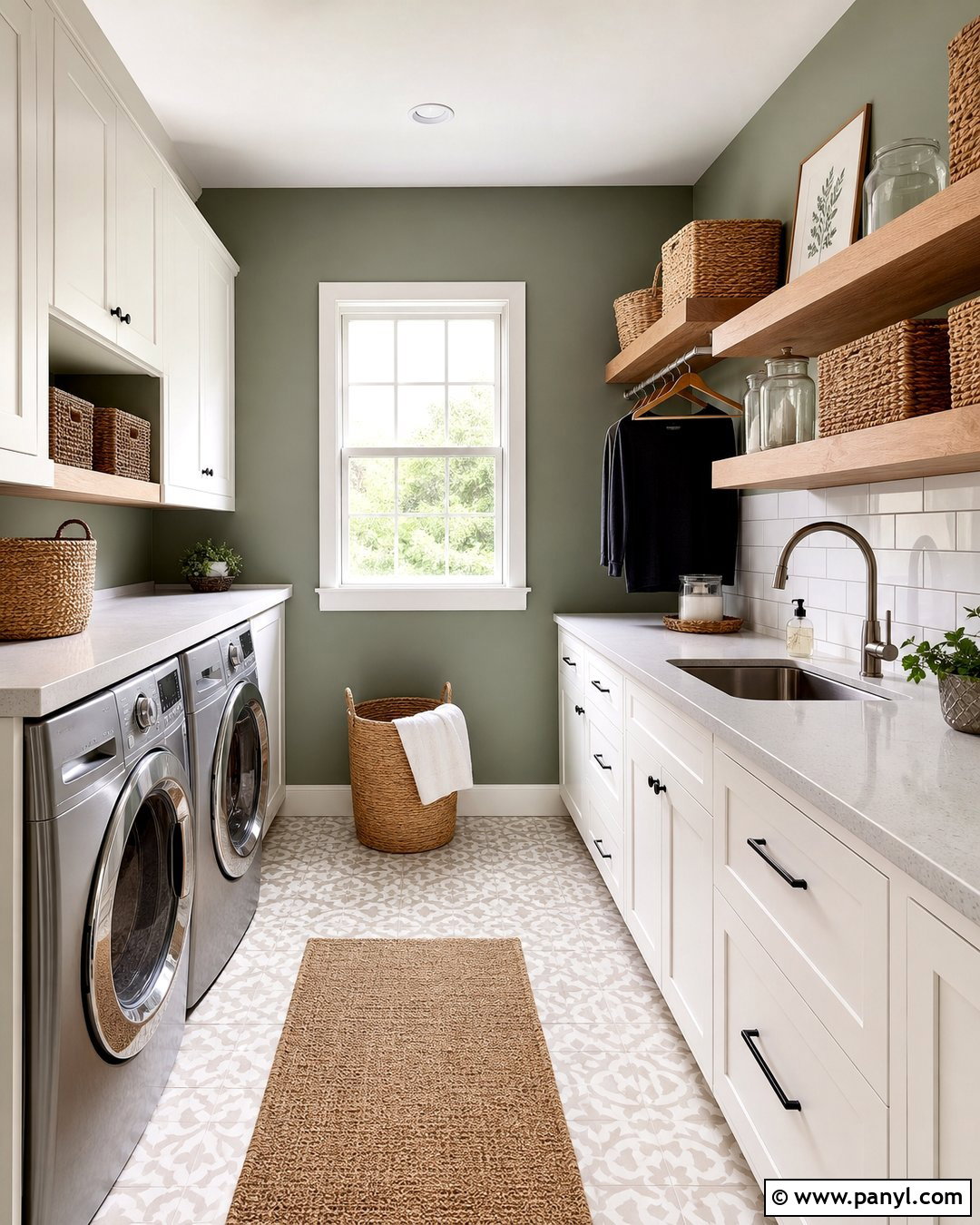 Contented Green Laundry Room Walls - 20 Sherman Williams Green Walls