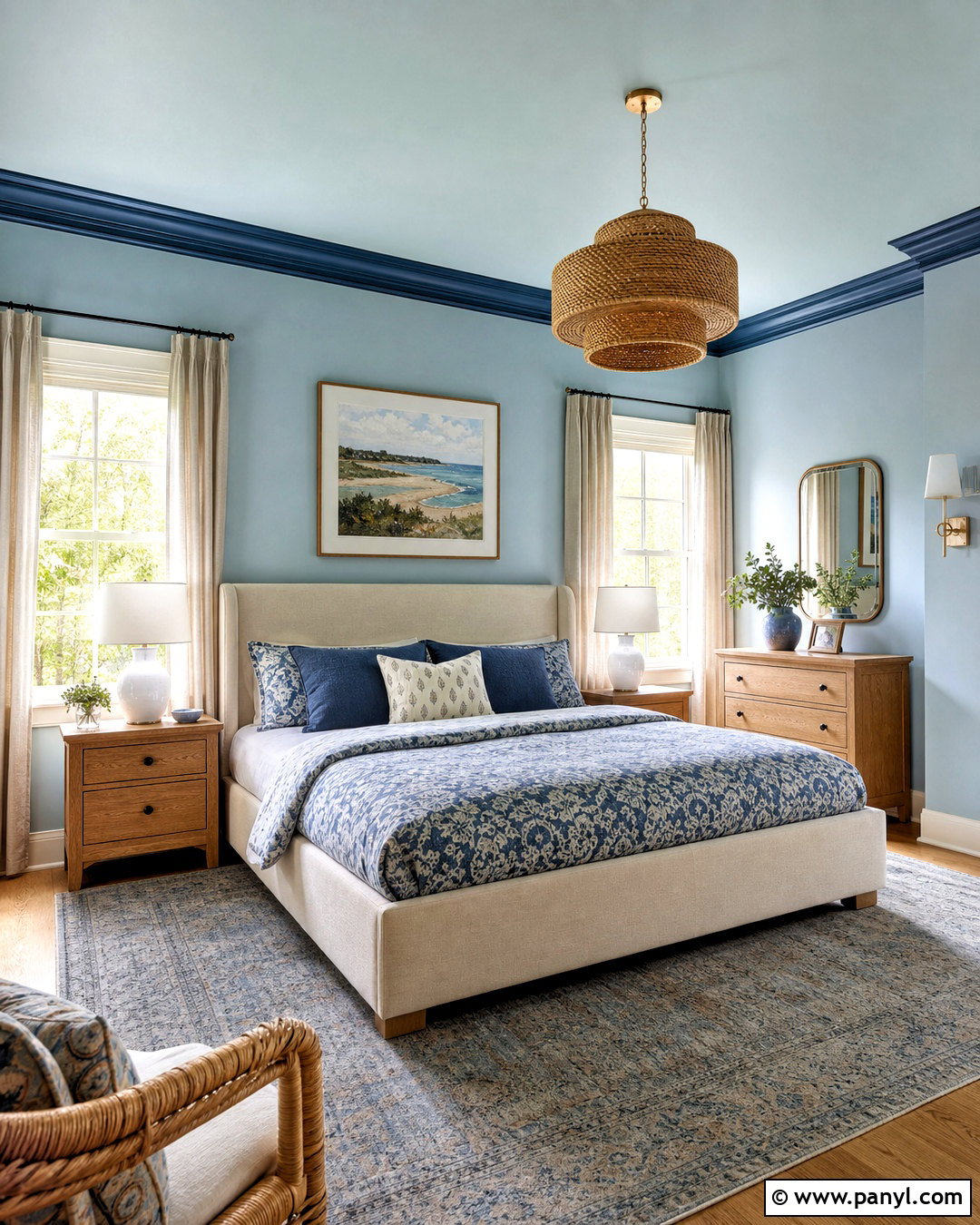 Contrasting Crown Interior Trim - 20 interior trim ideas