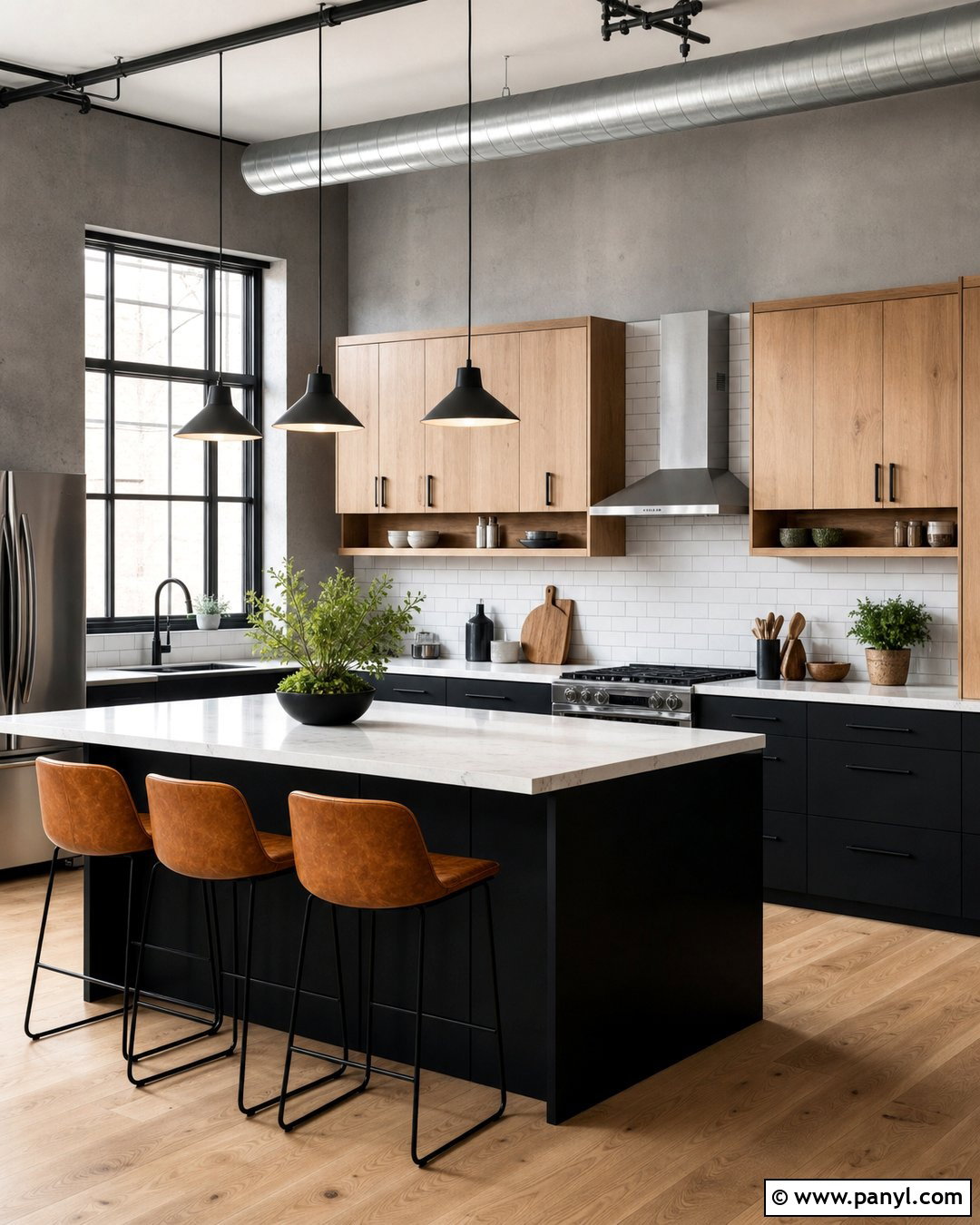 Cool Concrete Gray Kitchen Walls - 20 Best Gray Kitchen Wall Color Ideas