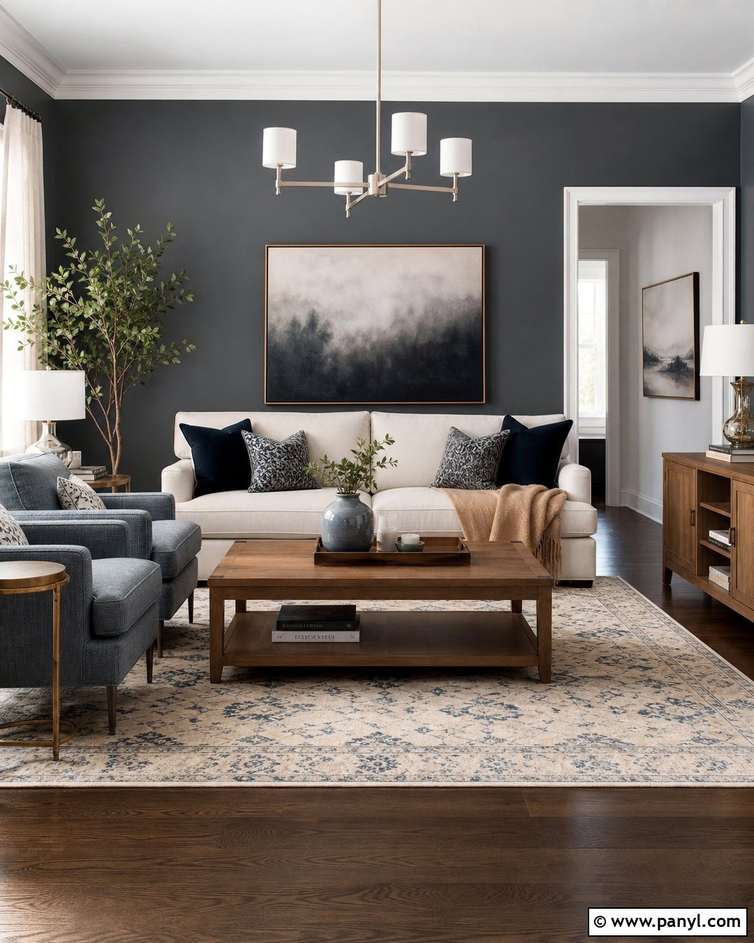 Cool Dark Grey Living Room Walls - 30 Dark Grey Living Room Walls