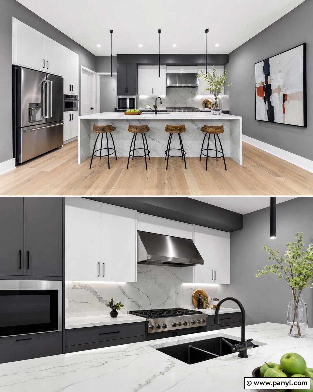 Cool Gray Kitchen Walls For A Modern Kitchen - 30 gray kitchen walls