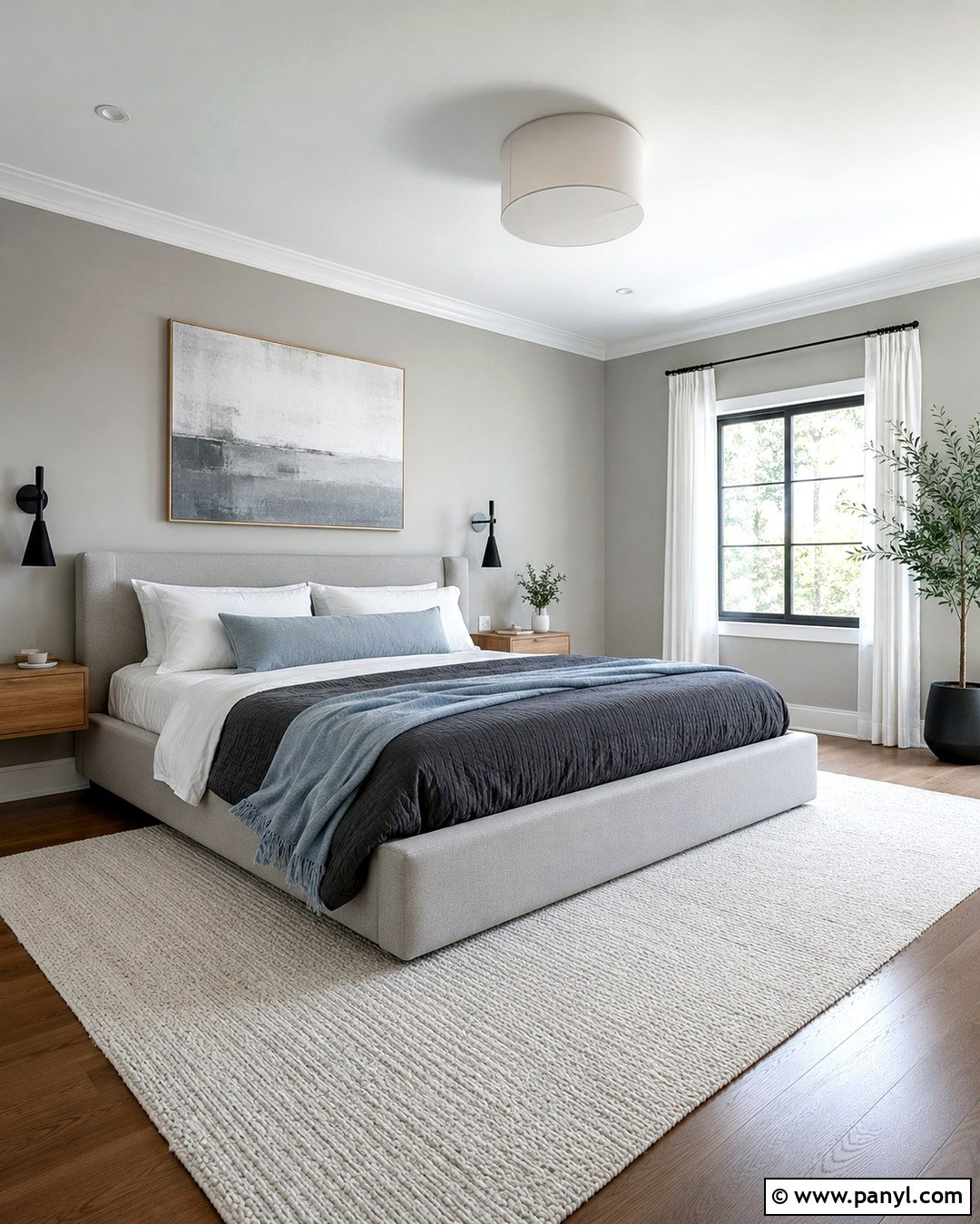 Cool Greige Walls With White Trim - 20 Neutral Wall Color With White Trim Ideas