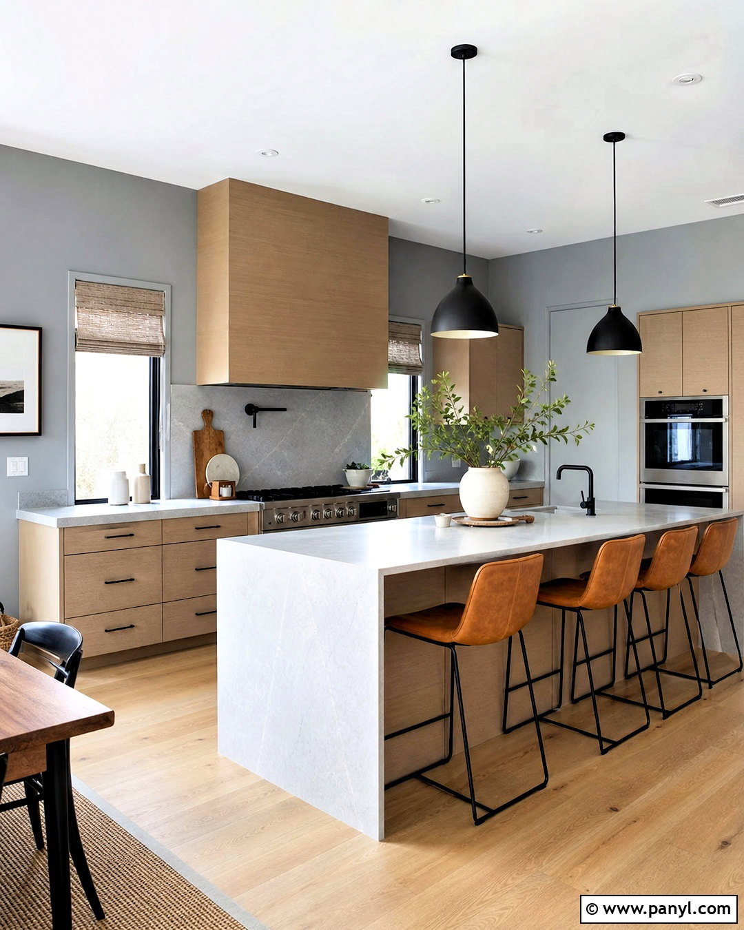 Cool Grey Modern Kitchen - 20 grey interior paint ideas