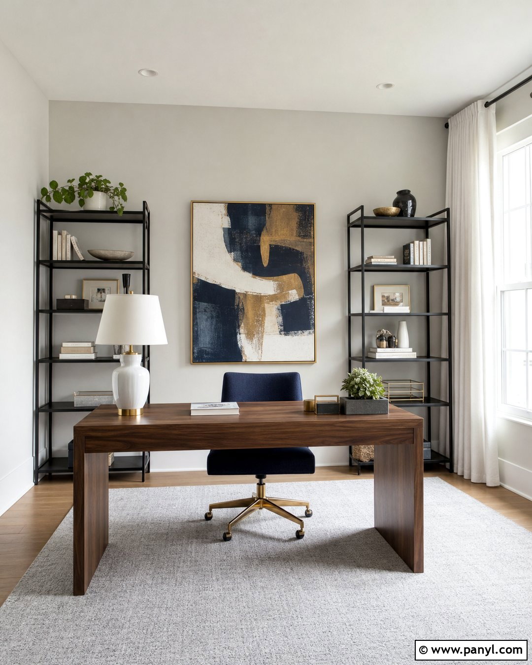 Cool Off White Home Office - 20 Best Off White Wall Color Ideas
